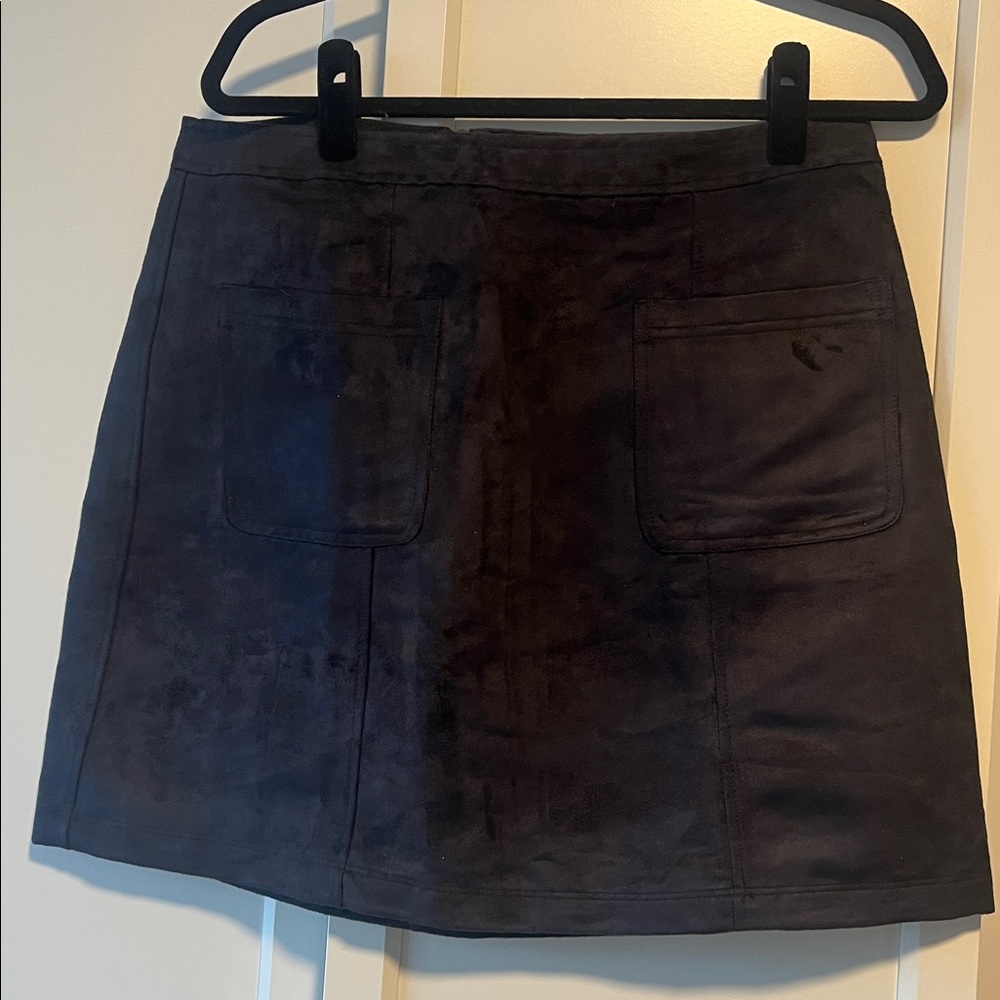 Old Navy suede mini skirt